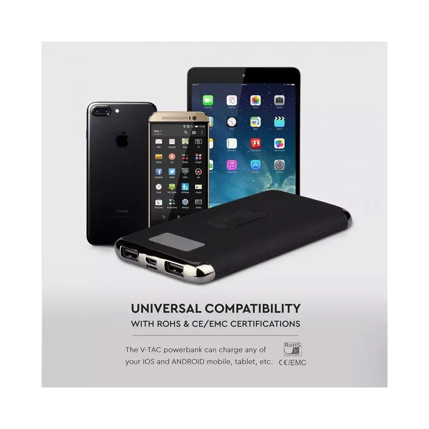Power Bank 10 000 mAh/3,7V s bezdrôtovým nabíjaním