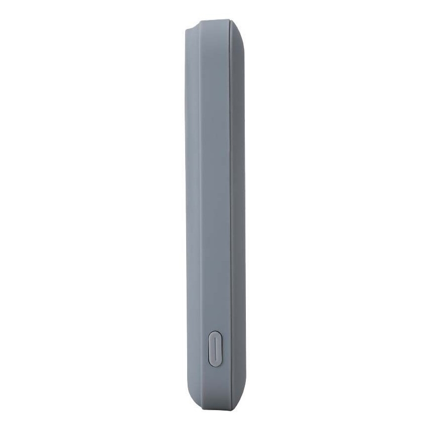 Power Bank magnetická s bezdrôtovým nabíjaním Power Delivery 10 000mAh/20W/3,7V šedá