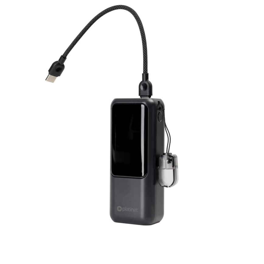 Power banka s LED displejom Power Delivery 10000 mAh 3,7V čierna