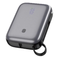 Powerbanka 10000 mAh 20W Power Delivery Compact s vstavaným navíjacím USB-C káblom 1m čierna