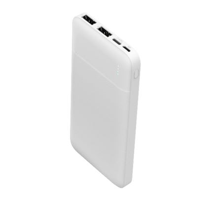 Powerbanka 10000 mAh 3,7V biela