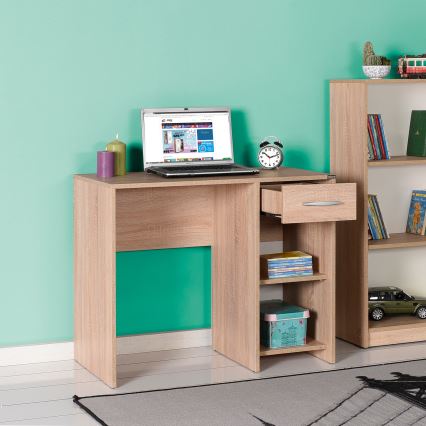 Pracovný stôl 75x90 cm hnedá