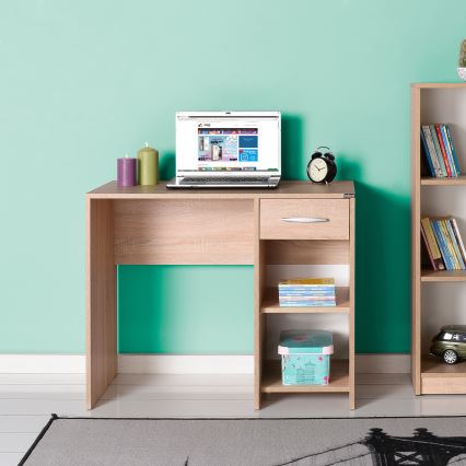 Pracovný stôl 75x90 cm hnedá