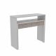 Pracovný stôl 88x99 cm biela/béžová
