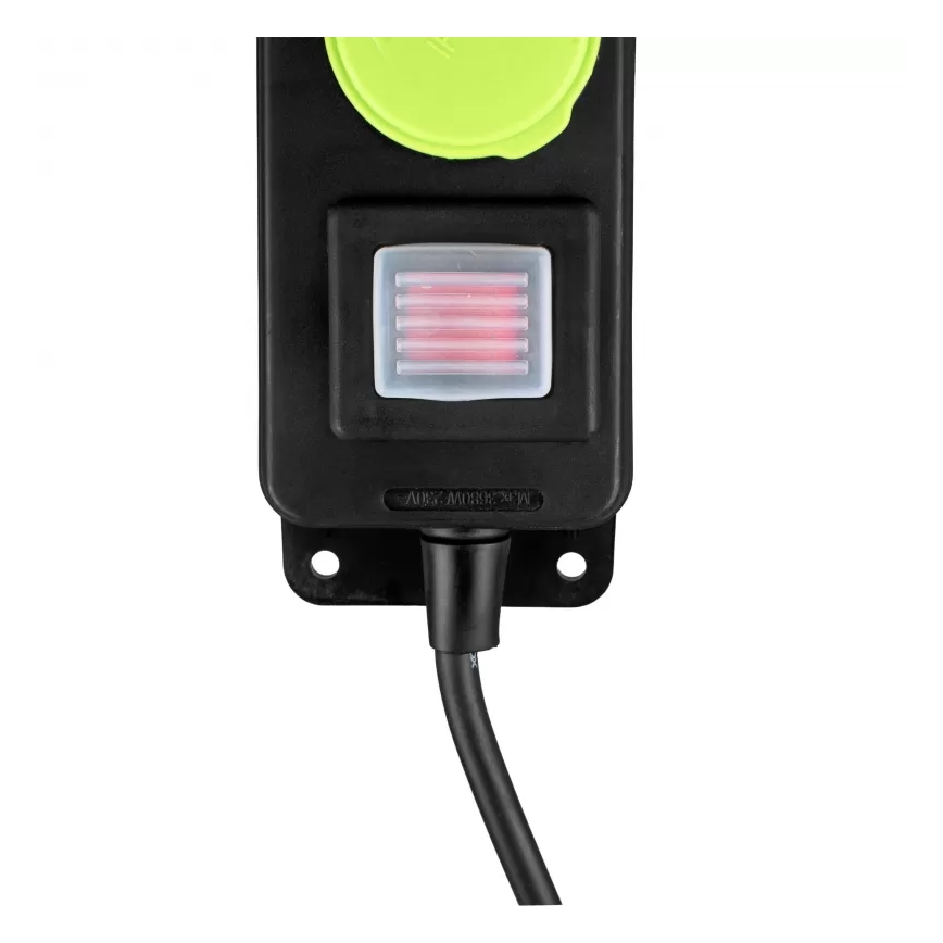 Predlžovací kábel s vypínačom, 3 zásuvky, 3 m, IP44