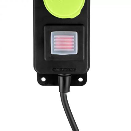 Predlžovací kábel s vypínačom, 3 zásuvky, 5 m, IP44