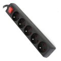 Predlžovací kábel s vypínačom 5Z Typ E 5m čierna