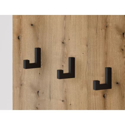 Predsieňová stena so zrkadlom SVEN hnedá/biela