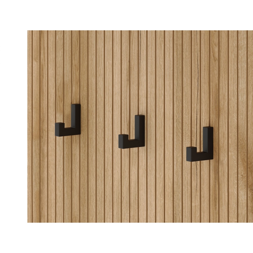 Predsieňová stena so zrkadlom SVEN hnedá/grafit