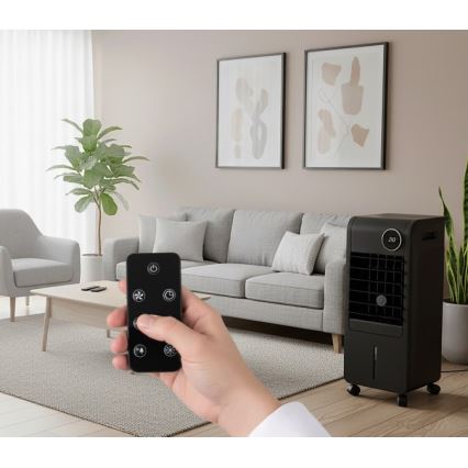 Prenosný ochladzovač vzduchu VIENTO COOL-R 65W/230V čierny + diaľkové ovládanie