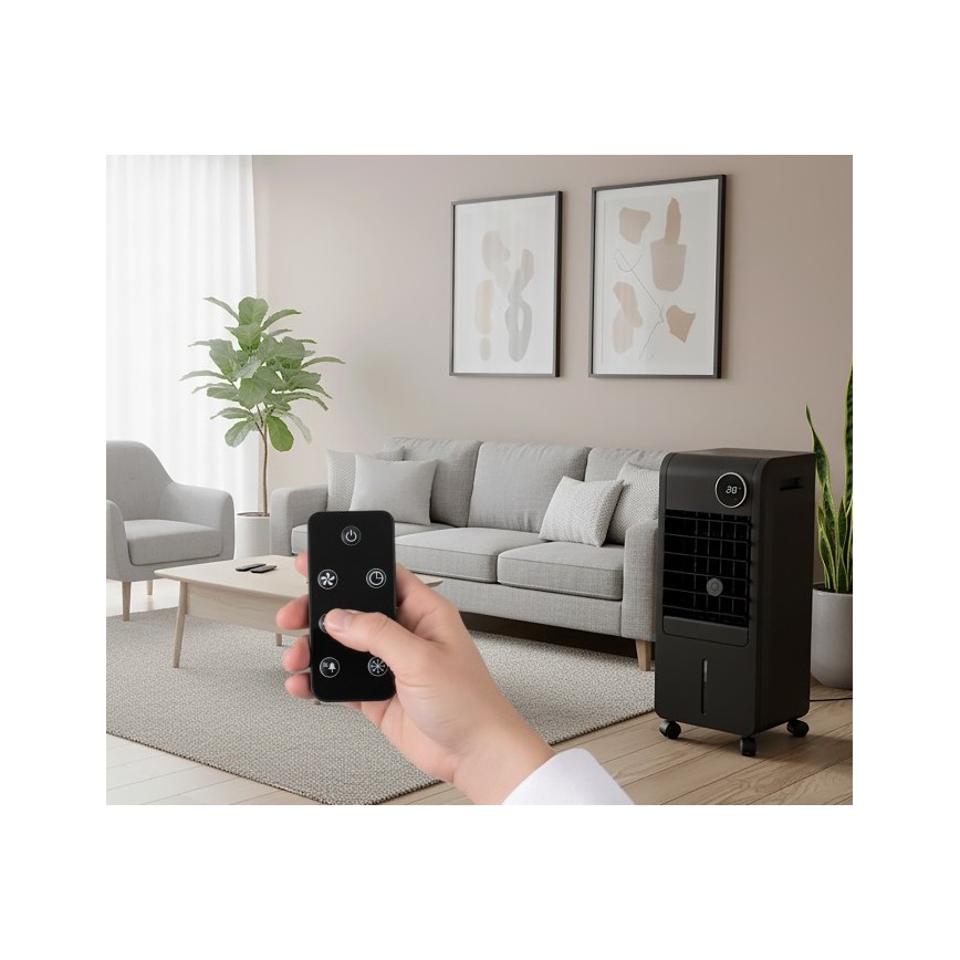 Prenosný ochladzovač vzduchu VIENTO COOL-R 65W/230V čierny + diaľkové ovládanie
