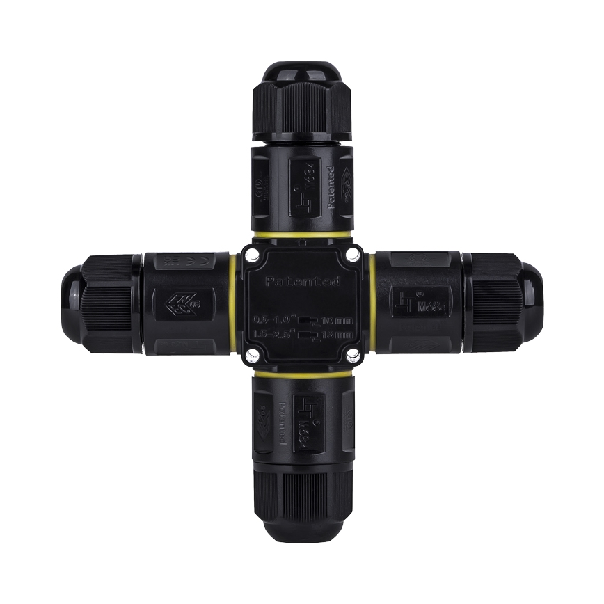 Prepojovací X konektor IP68 450V