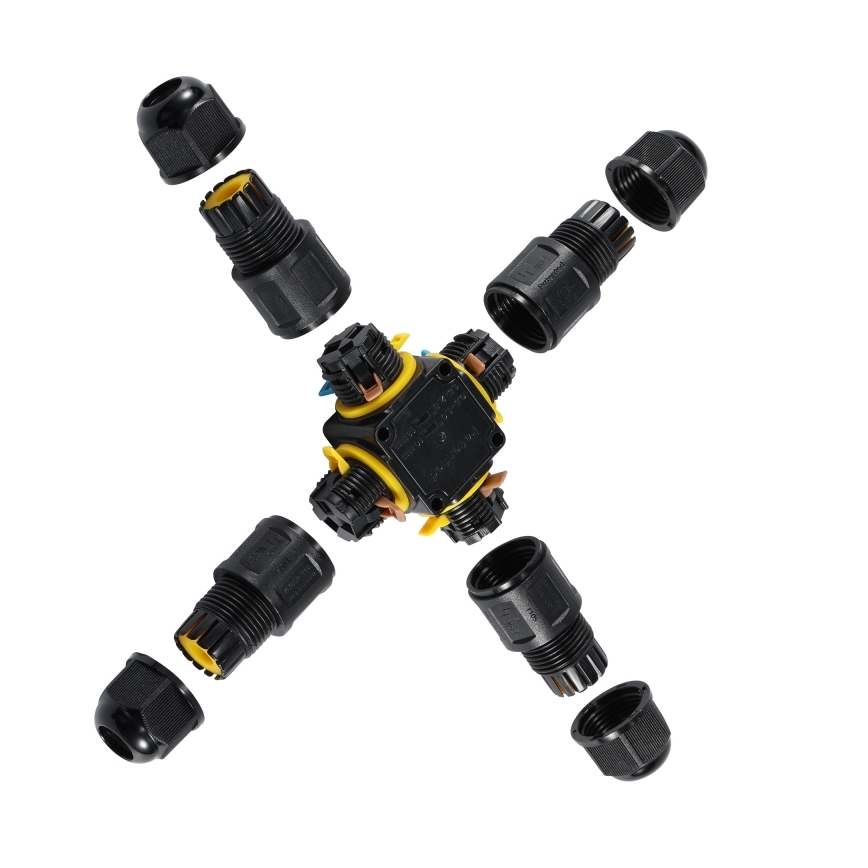 Prepojovací X konektor IP68 450V
