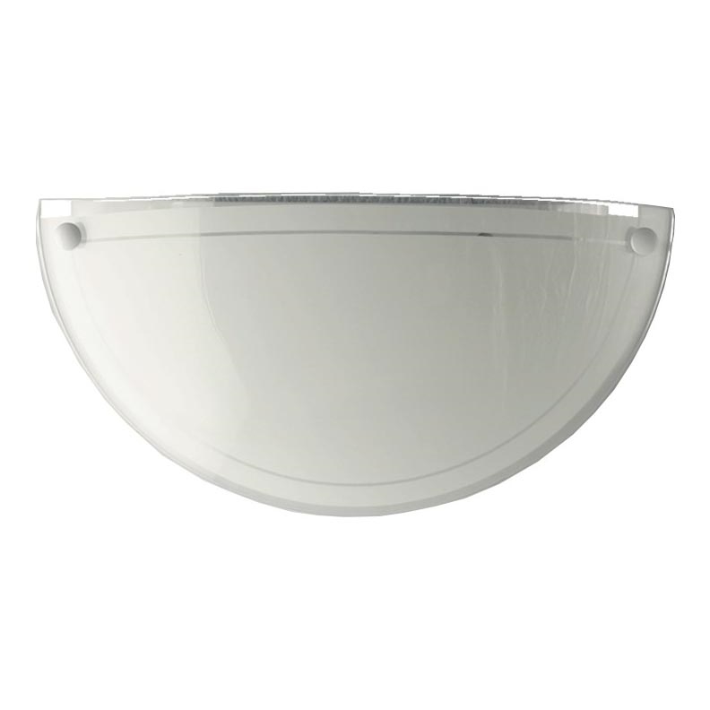 Prezent 1421 NS - Náhradné sklo pre nástenné svietidlo DISC E27 12,5x25 cm biele