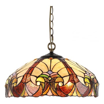 Prezent 1700 - Luster na reťazi TIFFANY XX 2xE27/60W/230V