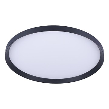 Prezent 17311 - LED stropné svietidlo ADRA LED/42W/230V + LED/13W 3000/4000/6000K pr. 48,5 cm čierna