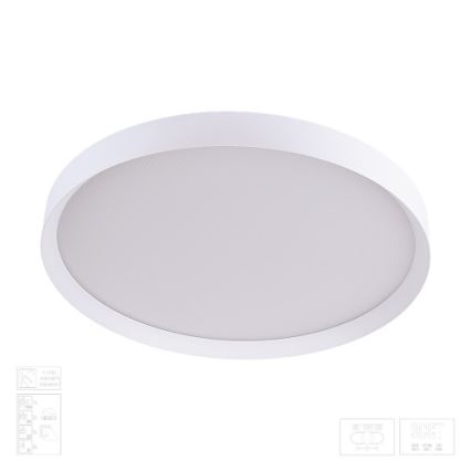 Prezent 17314 - LED stmievateľné stropné svietidlo MAYSA LED/42W/230V 3000/4000/6000K priemer 48,5 cm biele