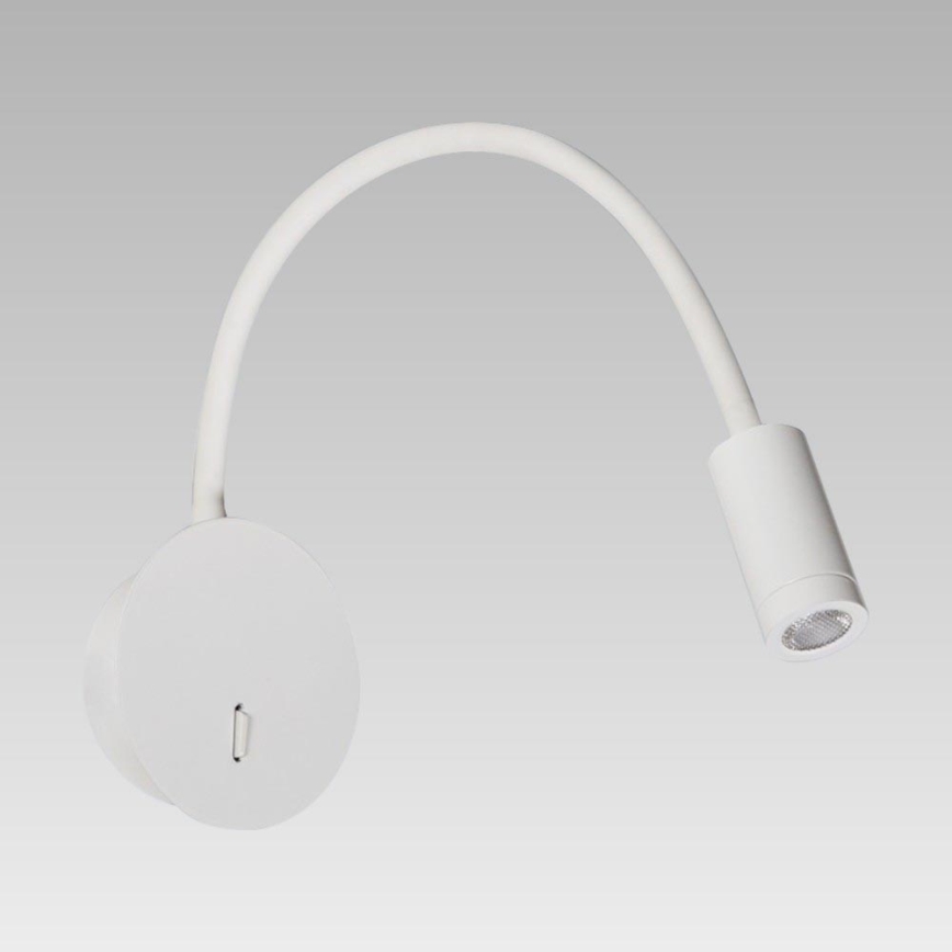 Prezent 32317 - LED Flexibilná lampička NOIR 1xLED/3W/230V