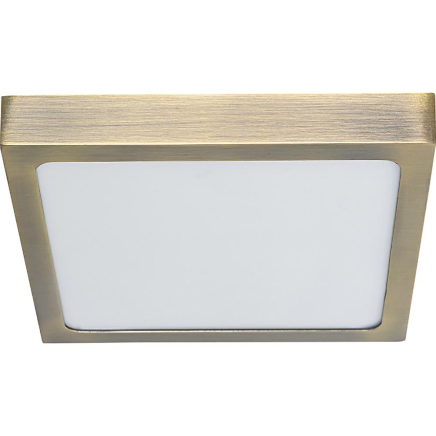 Prezent 49064 - LED Stropné svietidlo LENYS LED/22W/230V 4000K 22,5x22,5 cm mosadz