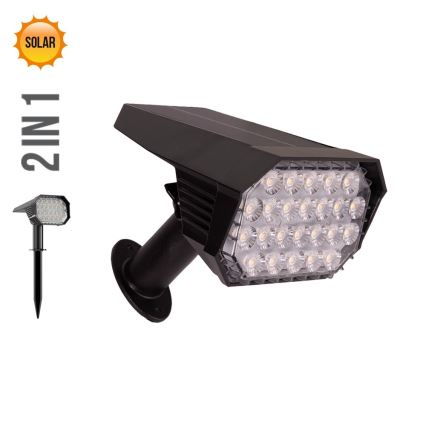 Prezent 65285 - LED Solárne svietidlo 2v1 FOLD LED/4,8W/3,7V IP65 1200 mAh