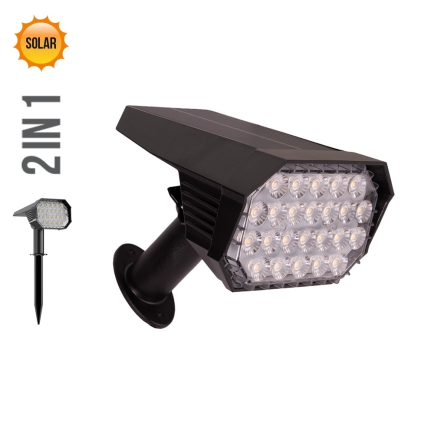 Prezent 65285 - LED Solárne svietidlo 2v1 FOLD LED/4,8W/3,7V IP65 1200 mAh