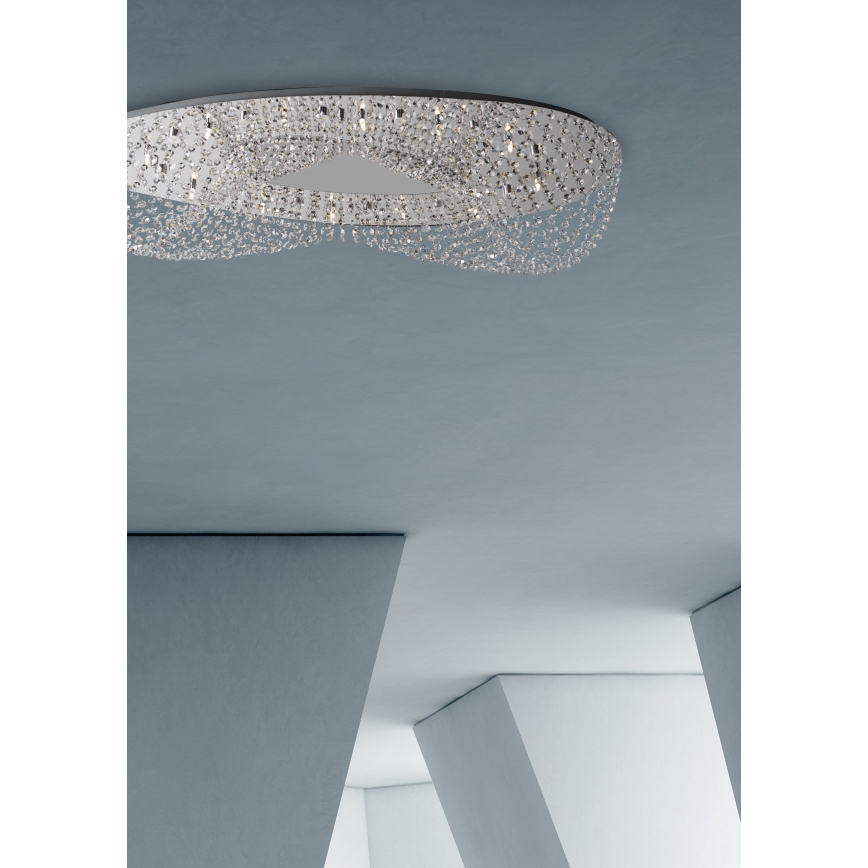 Prezent 69048 - ELIPTHON Stropné prisadené svietidlo 12xG9/33W/230V