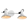 Prezent 75474 - Nástenné bodové svietidlo ANDORA 2xE14/40W/230V biela