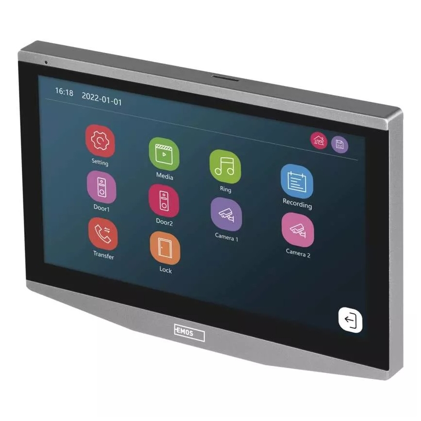 Prídavný monitor pre videozvonček GoSmart 12V Wi-Fi Tuya