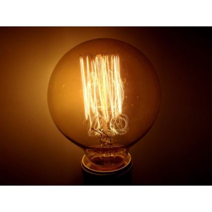 Priemyselná dekoračná stmievateľná žiarovka SEGOD G80 E27/40W/230V 3000K