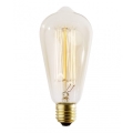 Priemyselná dekoračná stmievateľná žiarovka SELEBY ST64 E27/40W/230V 2200K