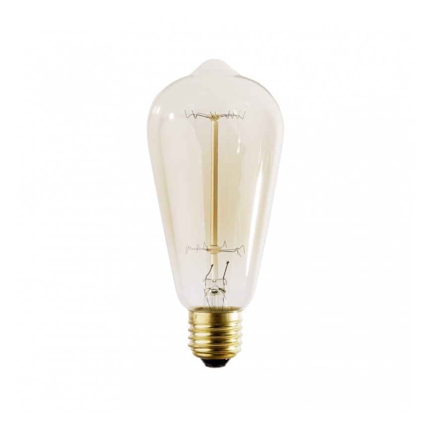 Priemyselná dekoračná stmievateľná žiarovka SELEBY ST64 E27/40W/230V 2200K