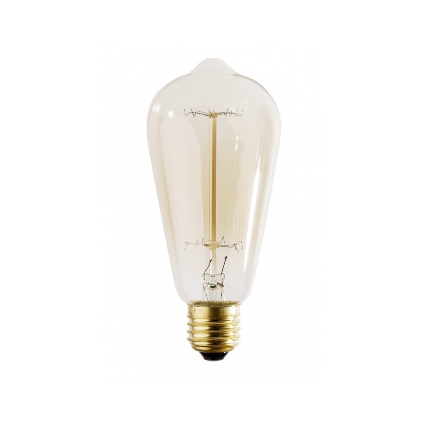 Priemyselná dekoračná stmievateľná žiarovka SELEBY ST64 E27/60W/230V 2200K