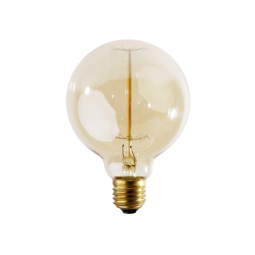 Priemyselná dekoračná stmievateľná žiarovka SELRED G125 E27/60W/230V 2200K 120 lm