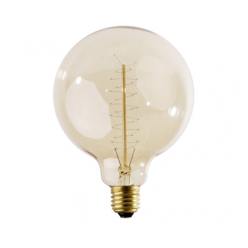 Priemyselná dekoračná stmievateľná žiarovka SELRED G125 E27/60W/230V 2200K 260 lm