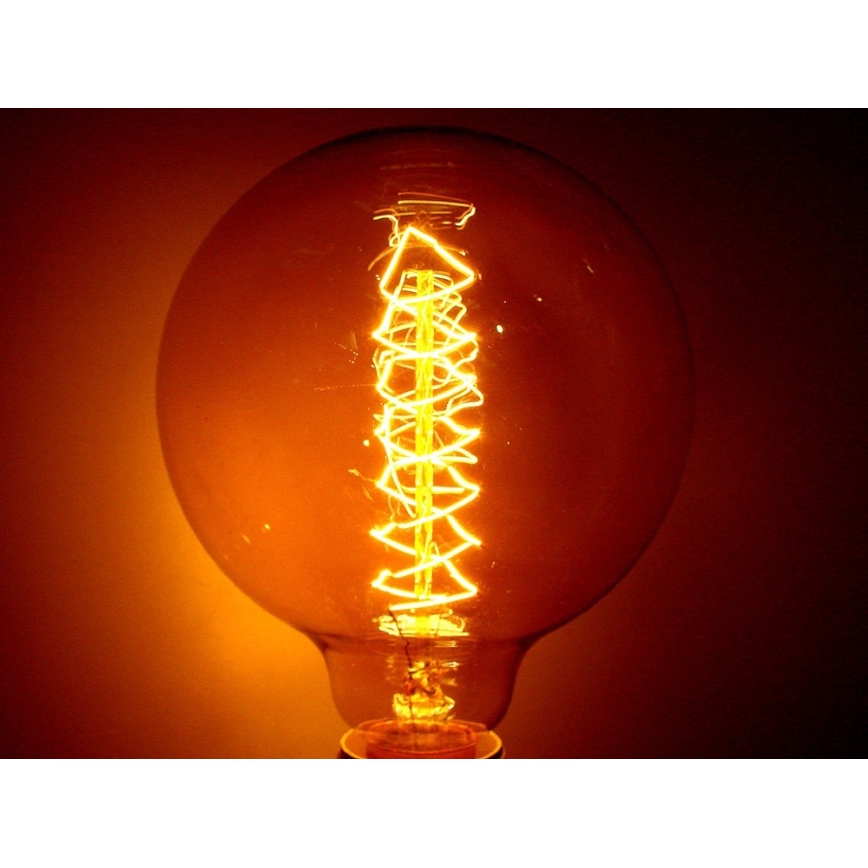 Priemyselná dekoračná stmievateľná žiarovka SELRED G125 E27/60W/230V 2200K 260 lm