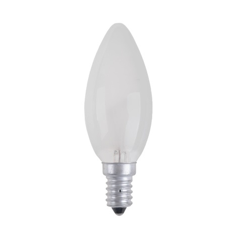 Priemyselná žiarovka CANDLE FROSTED E14/60W/230V