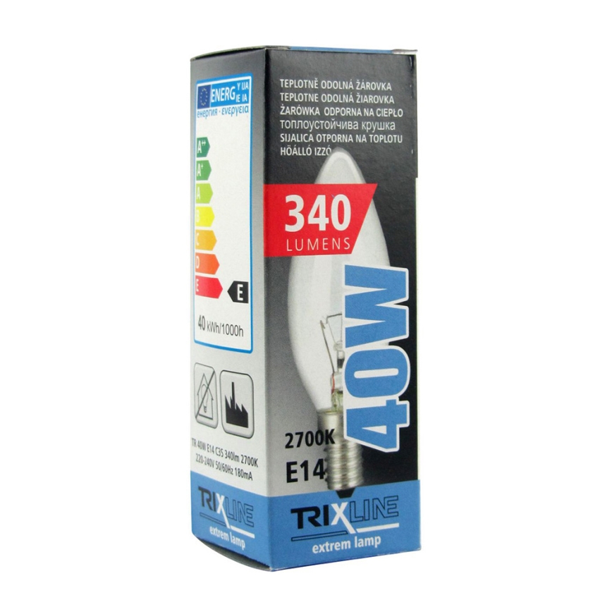 Priemyselná žiarovka E14/40W/230V