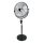 Priemyselný stojanový ventilátor 100 W/230 V, 143 cm, čierny