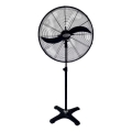 Priemyselný stojanový ventilátor 160 W/230 V, 182 cm, čierny