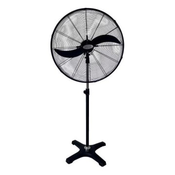 Priemyselný stojanový ventilátor 160 W/230 V, 182 cm, čierny