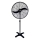 Priemyselný stojanový ventilátor 160 W/230 V, 182 cm, čierny