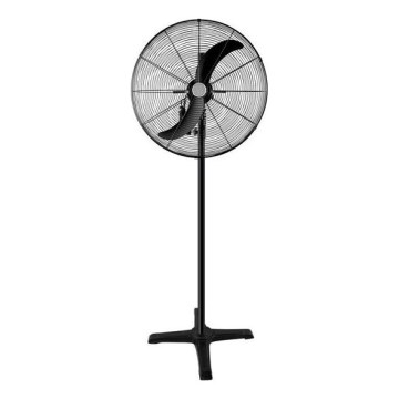 Priemyselný stojanový ventilátor 180W/230V 157 cm čierny