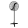 Priemyselný stojanový ventilátor 180W/230V 157 cm čierny