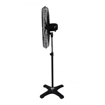 Priemyselný stojanový ventilátor 190W/230V 187 cm čierny