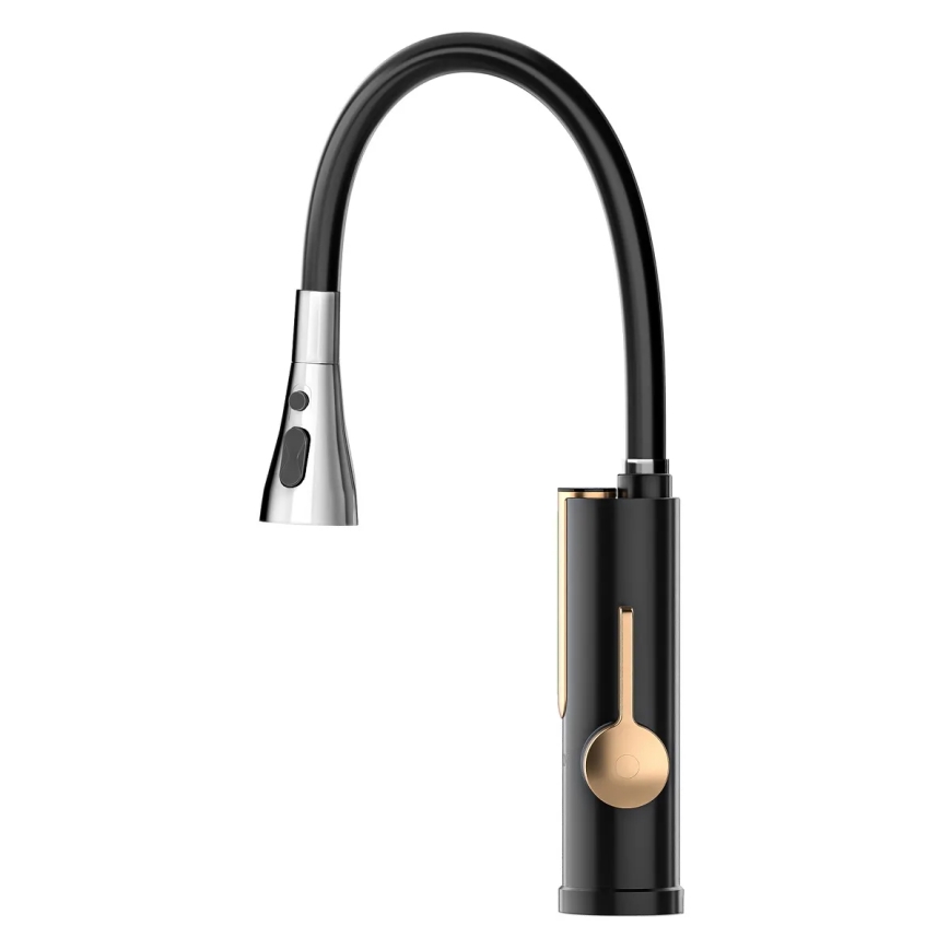 Prietokový ohrievač vody s LED displejom 3000W/230V IPX4 čierny