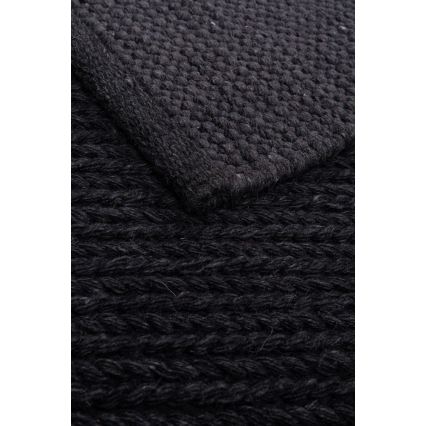 Prírodný koberec FIR WOOL 120x170 cm 2600 g/m2 antracit