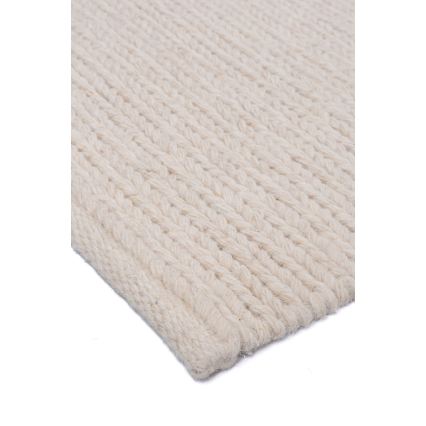 Prírodný koberec FIR WOOL 120x170 cm 2600 g/m2 krémová