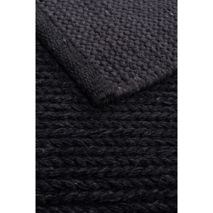Prírodný koberec FIR WOOL 160x230 cm 2600 g/m2 antracitový