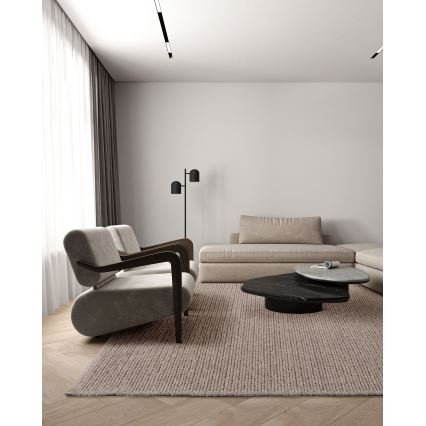 Prírodný koberec FIR WOOL 160x230 cm 2600 g/m2 béžová