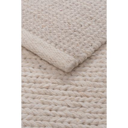 Prírodný koberec FIR WOOL 200x300 cm 2600 g/m2 krémový